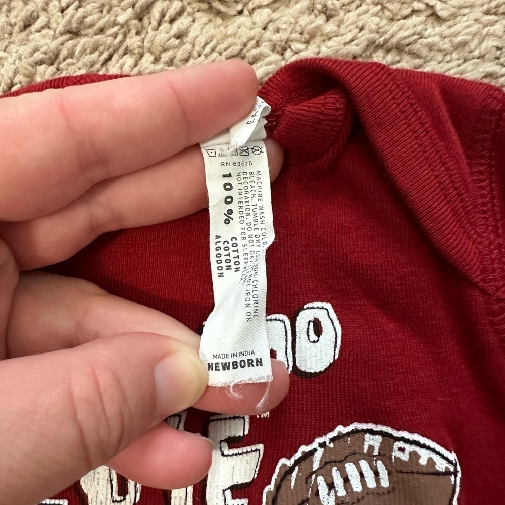 Oklahoma College Football Newborn Onesie - Picture 5 of 5